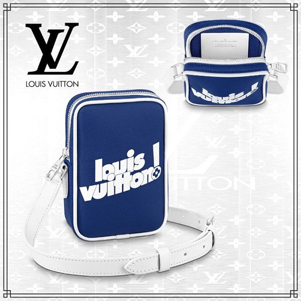 スポーティさが素敵なヴィトンメンズショルダーバッグ コピーブルー M45893